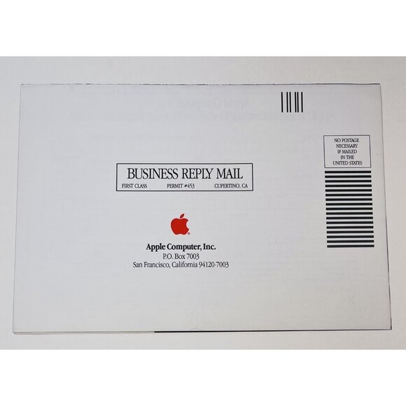 VTG 1986 Apple II Setting Up Your Apple IIGS Computer OWNER'S MANUAL & Paperwork - Picture 7 of 8